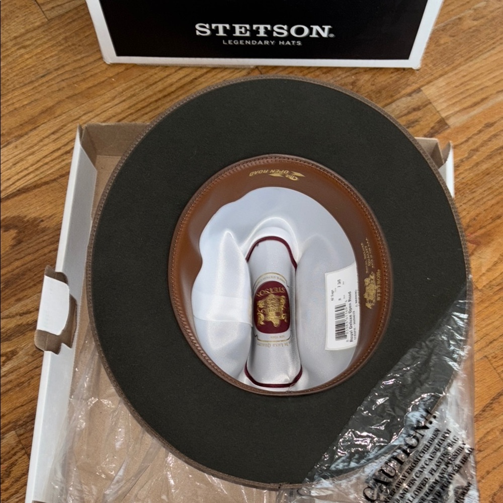 Stetson Brown Wide Brim Hat